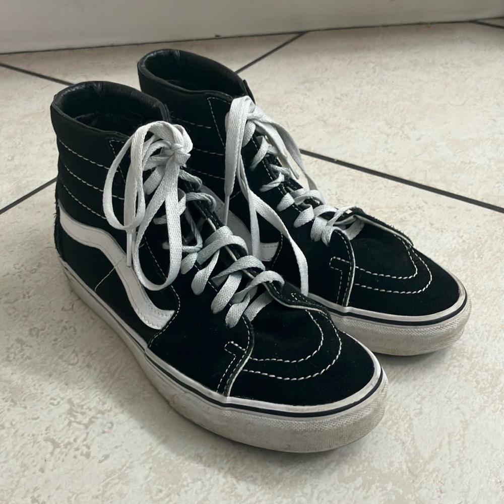 VANS Unisex Sk8 High Top Sneakers sz women 8.5/men 7